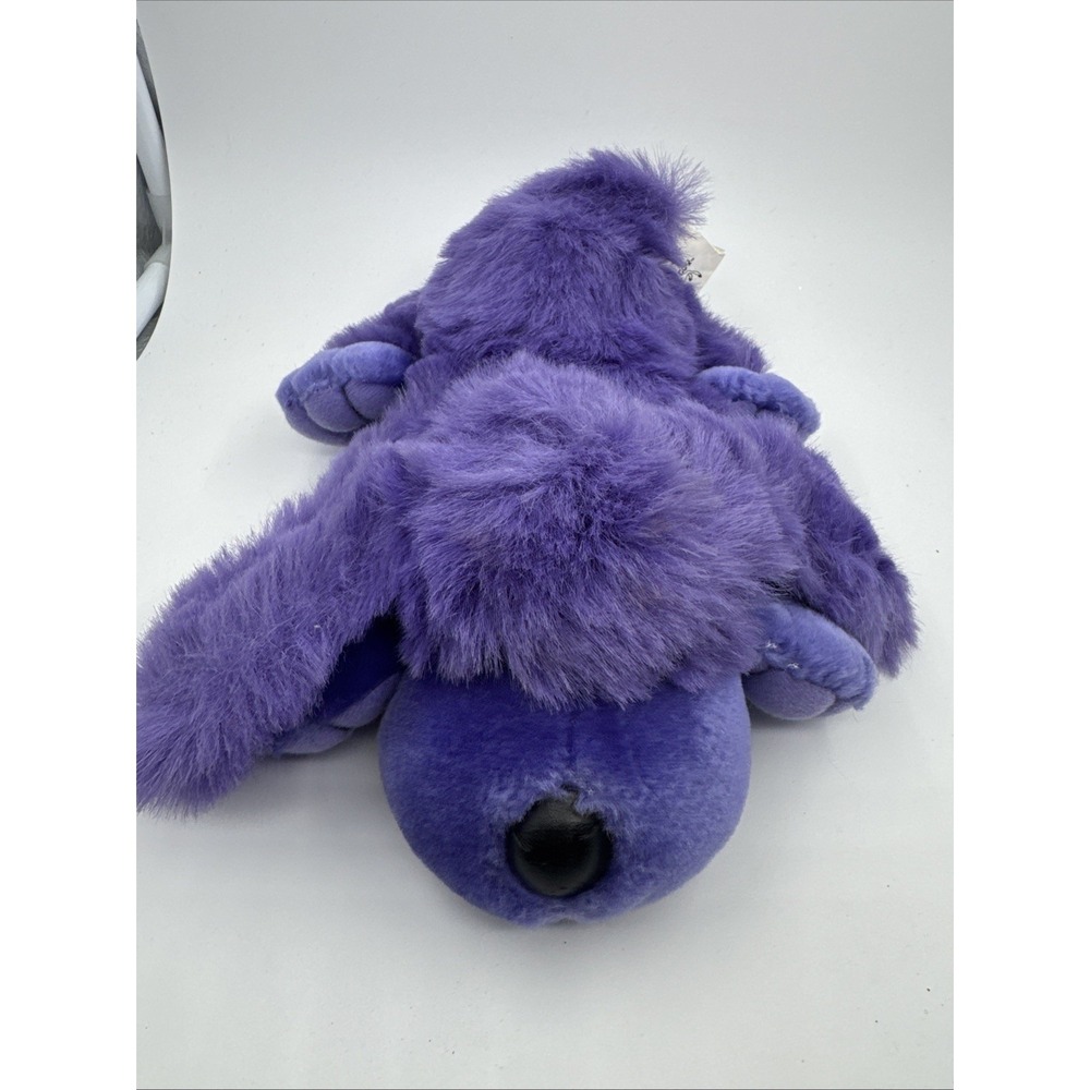Vintage Peek A Boo Purple Puppy By Carousel‎ 10" Plush